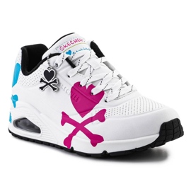 Skechers Crossing Hearts W 155227-WMLT shoes white 1 Skechers Crossing Hearts W 155227-WMLT shoes white 1