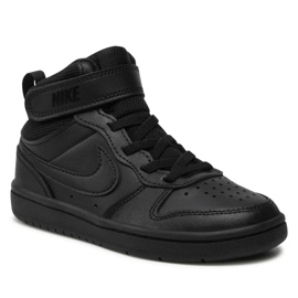 Nike Court Borough Mid 2 Jr CD7783-001 shoes black 1 Nike Court Borough Mid 2 Jr CD7783-001 shoes black 1