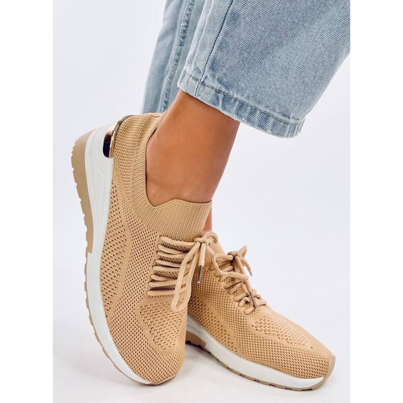 Faggio Khaki socks socks beige 2