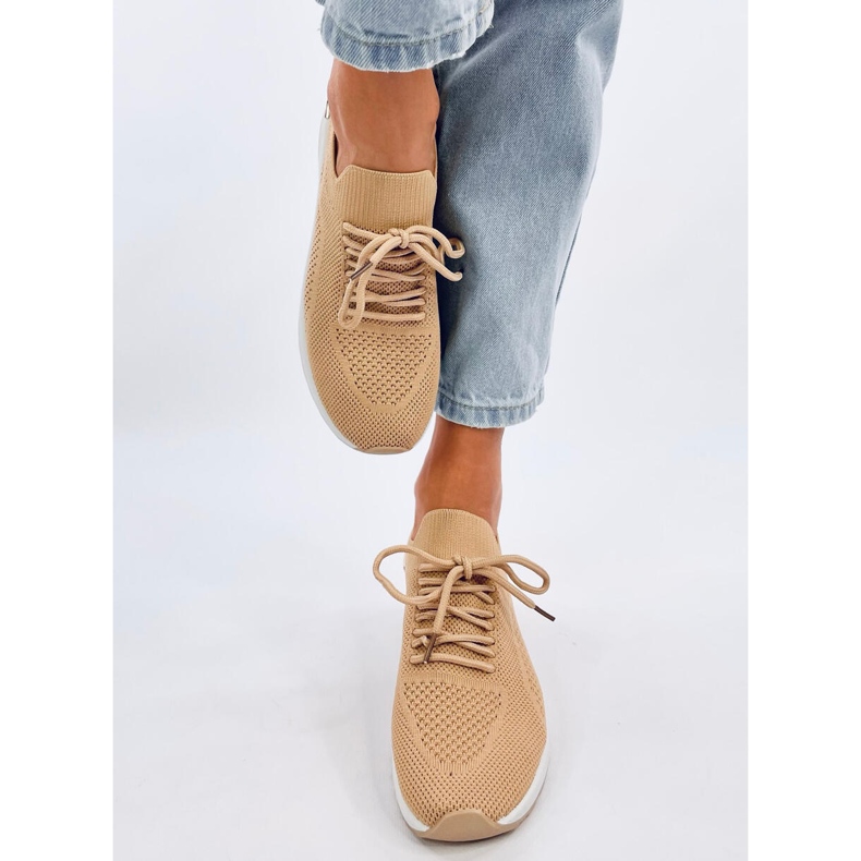 Faggio Khaki socks socks beige 1