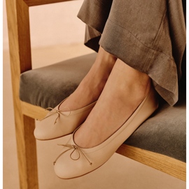 Marco Shoes Passo ballet shoes beige 1