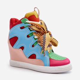 Women's Wedge Sneakers Multicolor Leoppa multicolored 2