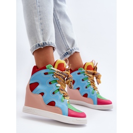 Women's Wedge Sneakers Multicolor Leoppa multicolored 1