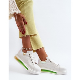 Women's Leather Sneakers GOE NN2N4029 White 1