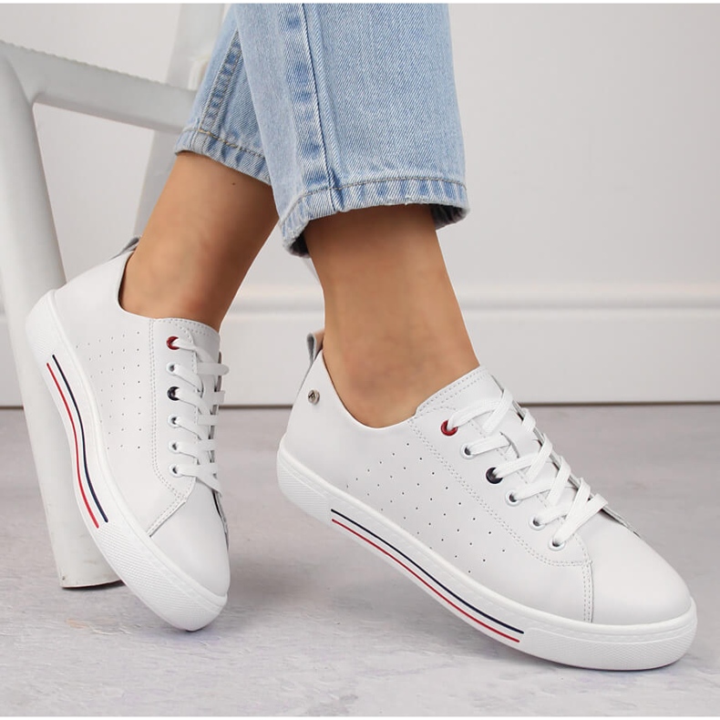 Filippo DP6029 white women's leather sports shoes 1 Filippo DP6029 white women's leather sports shoes 1