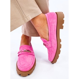 Molla Fuchsia women's moccasins pink 1
