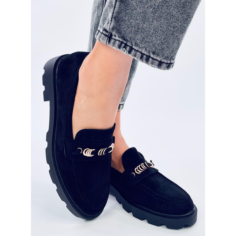 Molla Black women's moccasins 1