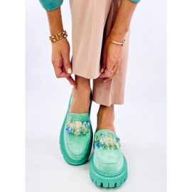 Platform loafers with stones from Stefani Green 1