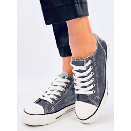 Foss Black wedge sneakers 2