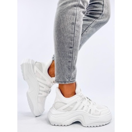 Nuthall White wedge sneakers 2