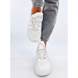 Nuthall White wedge sneakers 1