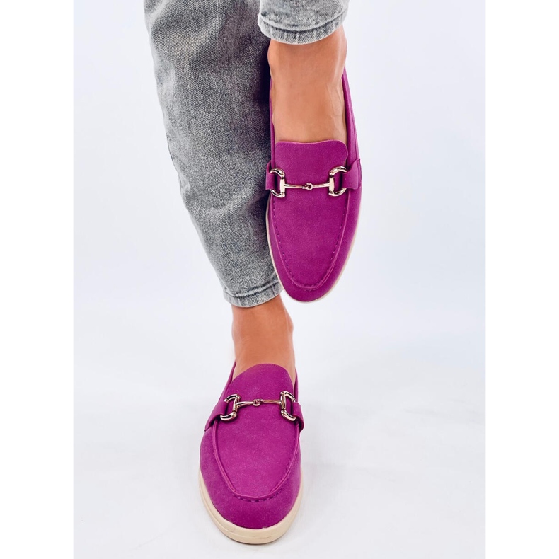Women's loafers Milva Fuchsia pink 1