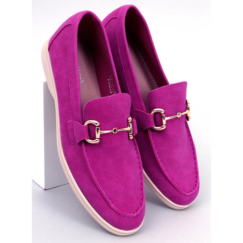 Women's loafers Milva Fuchsia pink 2
