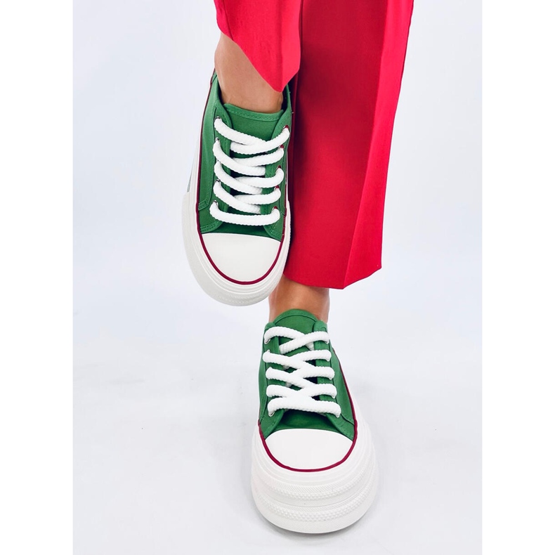 Moorel Green double sole sneakers 1