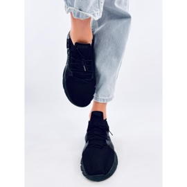 Wades Black sock sneakers 1
