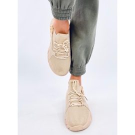 Wades Beige sock sneakers 1