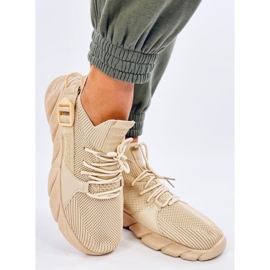 Wades Beige sock sneakers 2
