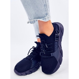 Wades Navy sock sneakers blue 1