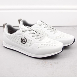 Men's comfortable sports shoes, white Bugatti NN153239 1