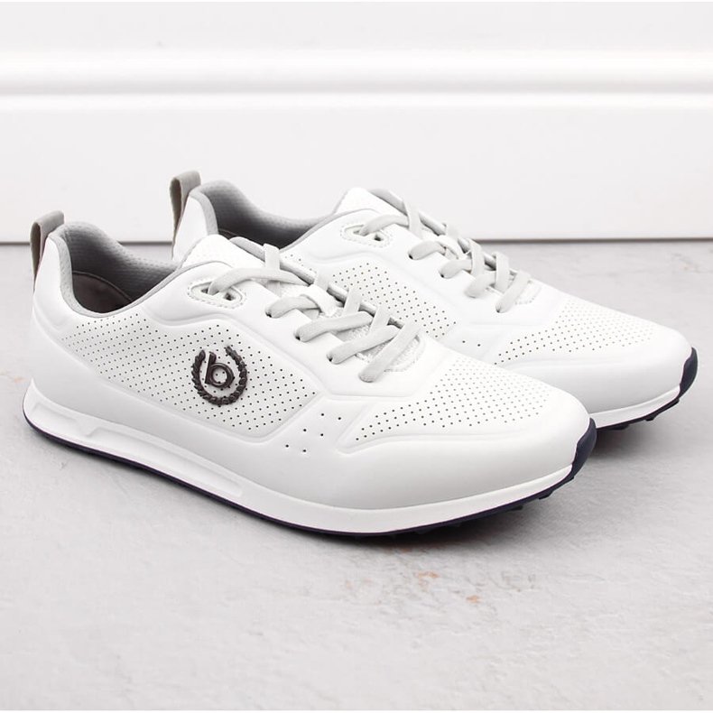 Men's comfortable sports shoes, white Bugatti NN153239 1