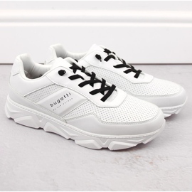 Men's comfortable sports shoes in white Bugatti 1 Men's comfortable sports shoes in white Bugatti 1