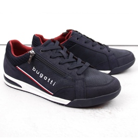 Men's comfortable sports shoes, navy blue, Bugatti NN153409 1