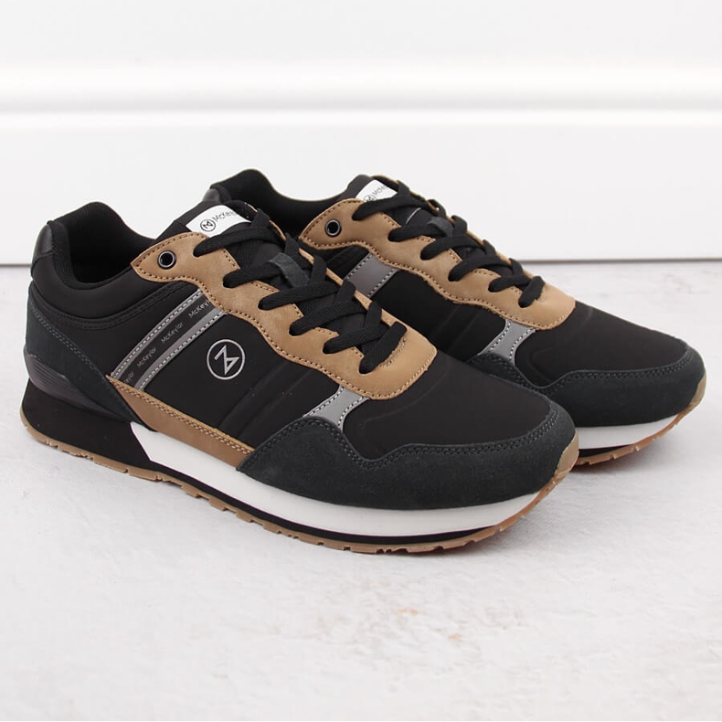 McKeylor 74111 black leather men's sports shoes 1 McKeylor 74111 black leather men's sports shoes 1
