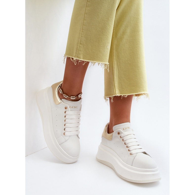 GOE Women's Leather Sneakers NN2N4031 White 1