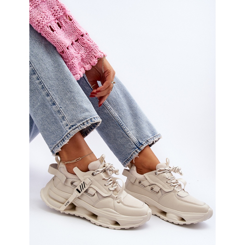 GOE Women's Sneakers NN2N4041 Beige 2