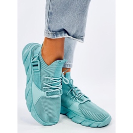 Wades Cyan sock sneakers blue 1