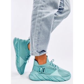 Wades Cyan sock sneakers blue 2