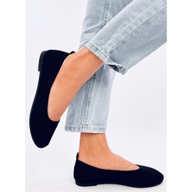 Cavaday Black sock ballerinas 2