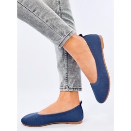 Cavaday Blue sock ballerinas 2