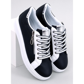 Hopper Black high-soled sneakers 1