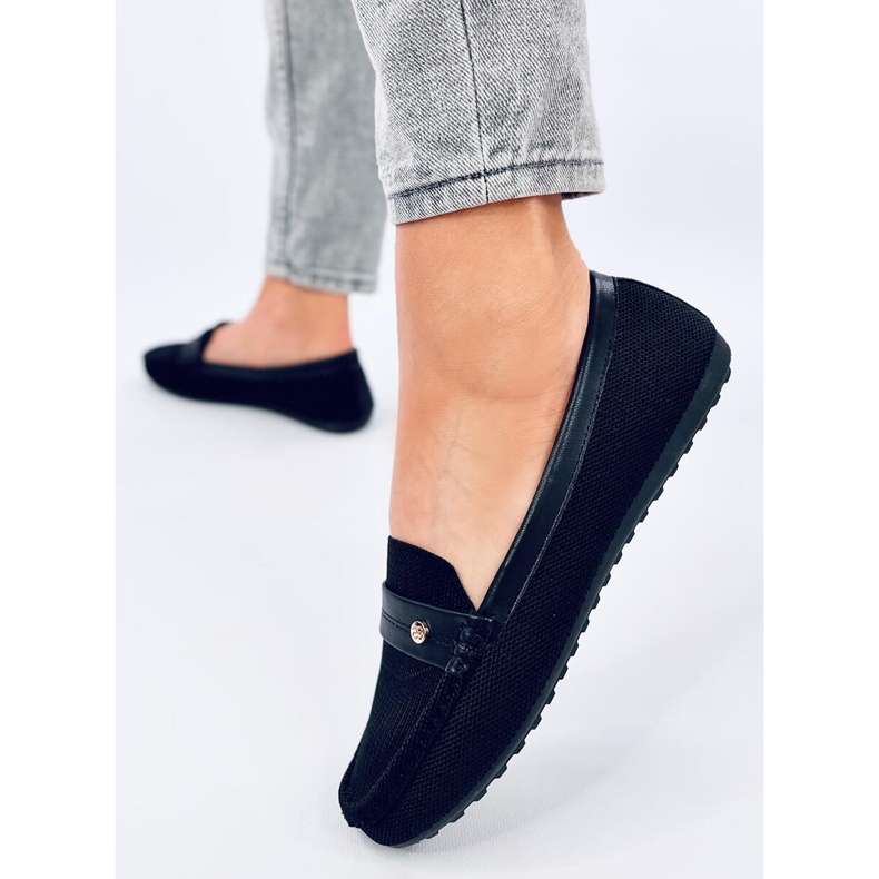 Yuriko Nero soft women's moccasins black 2