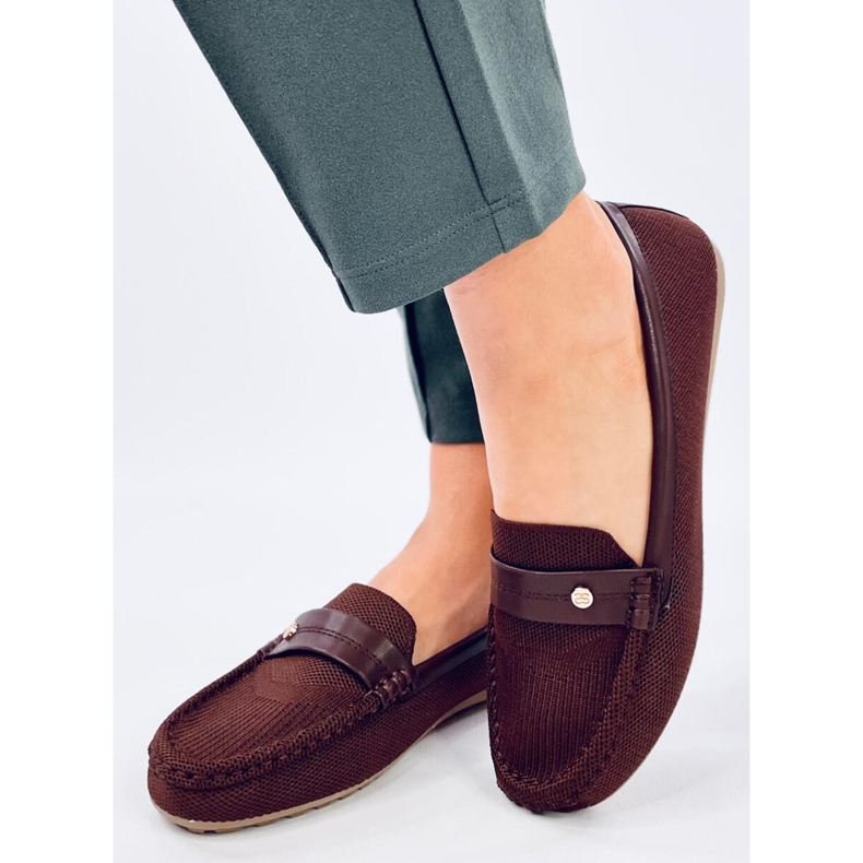Yuriko Marrone soft women's moccasins brown 1