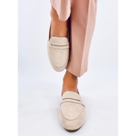 Nair Beige women's moccasins 1