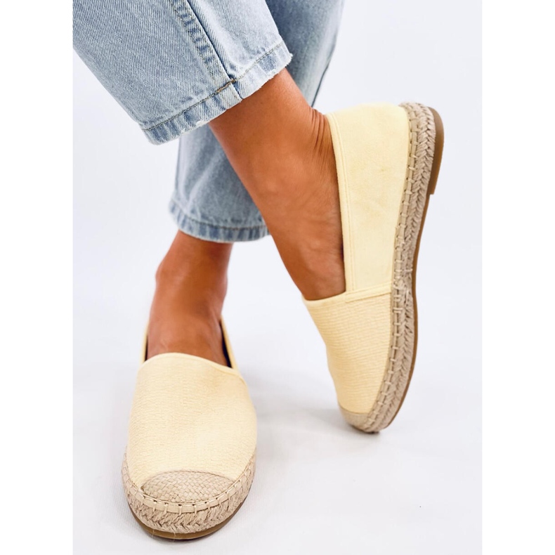 Haydon Yellow women's canvas espadrilles 1