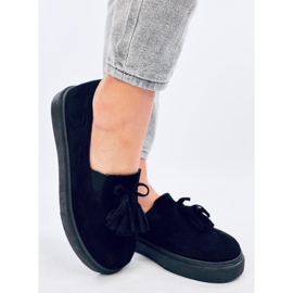 Krauss Black tassel loafers 2