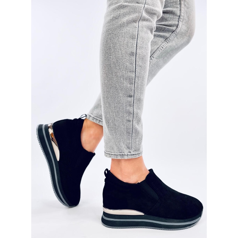 Boult Black hidden wedge shoes 2