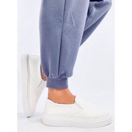 Allams White slip-on sneakers 2