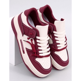 Clavell Wine high-soled sneakers red 1