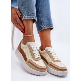 Women's Platform Sneakers Beige Redala 2 Women's Platform Sneakers Beige Redala 2