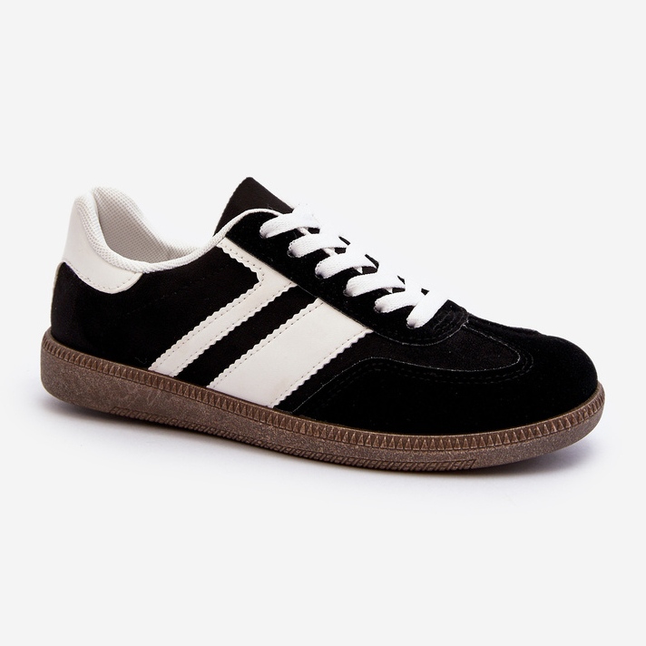 Women's Low Sneakers Sports Shoes Black Eudiopis 1