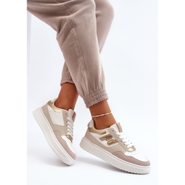 Beige Regines Women's Low Sneakers 2