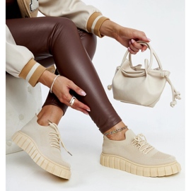 Light beige Jitka sports sneakers 1