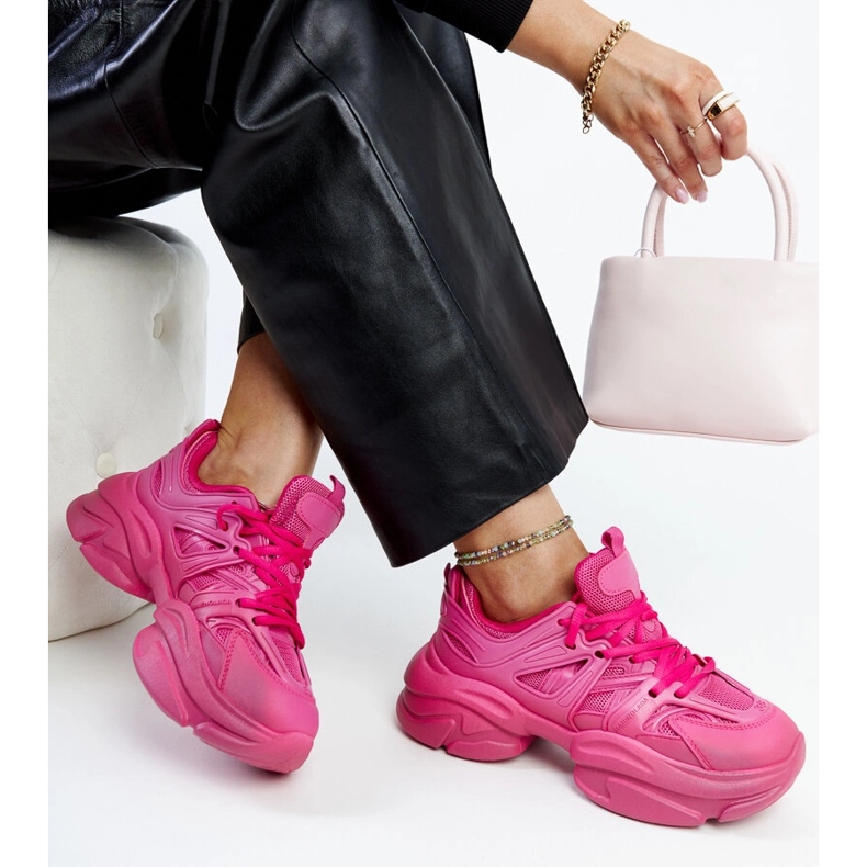 Dark pink Feaven sports sneakers 2 Dark pink Feaven sports sneakers 2