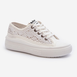 Lace Women's Sneakers Lee Cooper LCW-23-44-1617 White 2