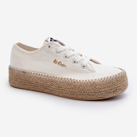 Lee Cooper LCW-24-44-2410 Braided Sneakers, White 2
