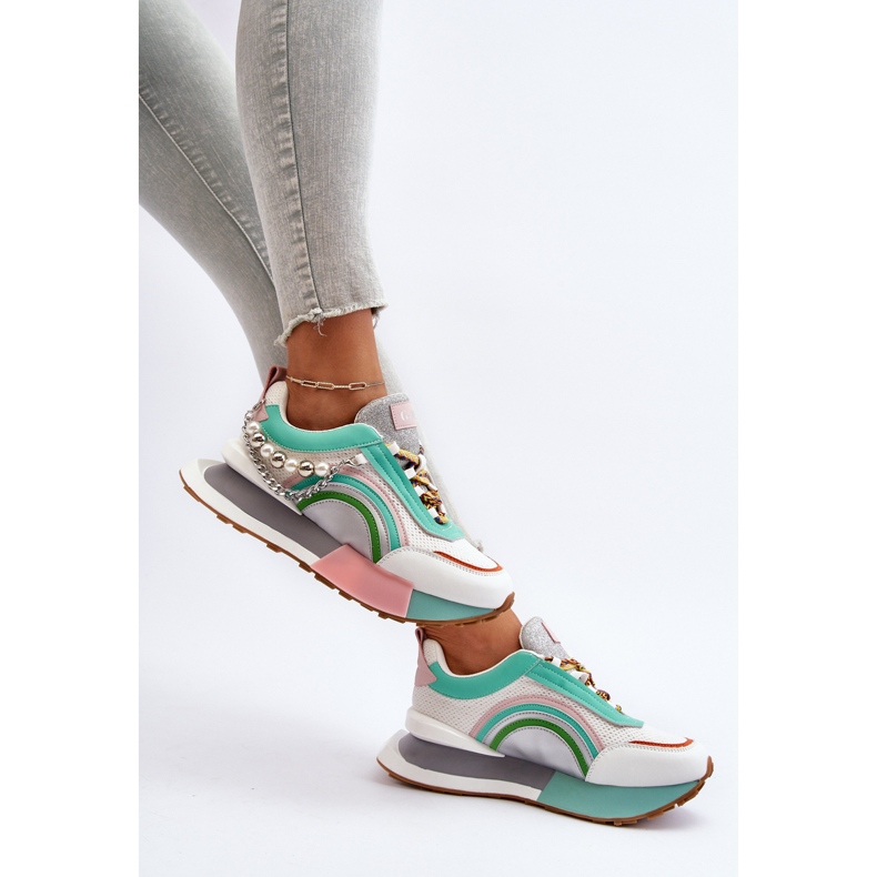 Women's Sneakers With Decoration GOE NN2N4048 Multicolor white 1